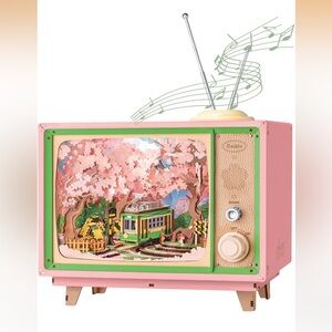 Rolife 3D Wooden Puzzle Music Box- Sakura Dreamy Tour